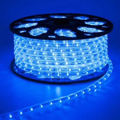 Tubo luminoso LED Natale BLU bobina 45 metri 4502523X - Wimex