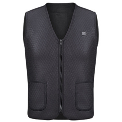 Gilet riscaldato elettrico Abbigliamento riscaldato Gilet riscaldato tramite USB 3 livelli regolabili,M - M precio