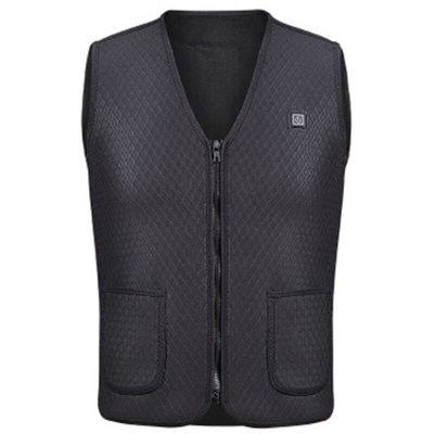 Gilet riscaldato elettrico Abbigliamento riscaldato Gilet riscaldato tramite USB 3 livelli regolabili,M - M