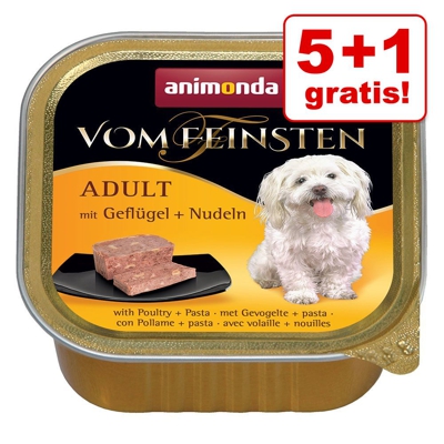 22 + 2 gratis! 24 x 150 g Animonda vom Feinsten - Adult Senza Cereali: Pollame & Vitello