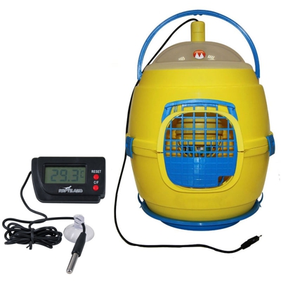 Allevatrice Riscaldatore Pulcinaia Caldo Cip. In Omaggio Termometro Digitale con Sonda