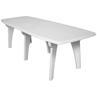 Tavolo 250x90 Cm Bianco Lipari Ii