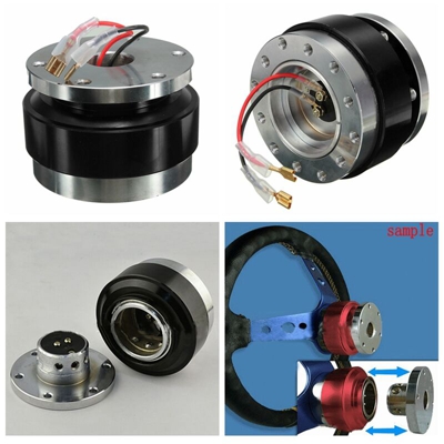 Dispositivo a sgancio rapido Volante Adattatore per mozzo a sgancio rapido Kit a scatto Boss nero