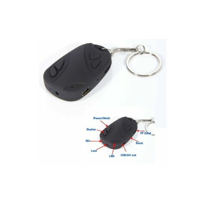 Microspia Portachiavi Telecomando Micro Sd Microcamera Spia Cam Audio Video Foto