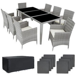 Set In Rattan Monaco, Alluminio - Grigio Chiaro precio