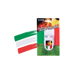 Bakaji - Trucco per Tifosi Bandiera Italia Italiana 4x6cm Stick Make up Viso Calcio Sport precio