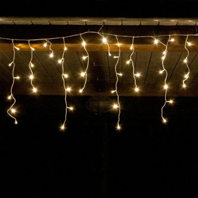 Cascata Natalizia ICICLE SNOWFALL con 96 LED calda Warm 4501957X - Wimex