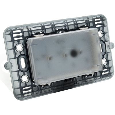 Planetitaly - Faretto segnapassi LED 3W luce sensore sonoro compatibile supporti 503 matix