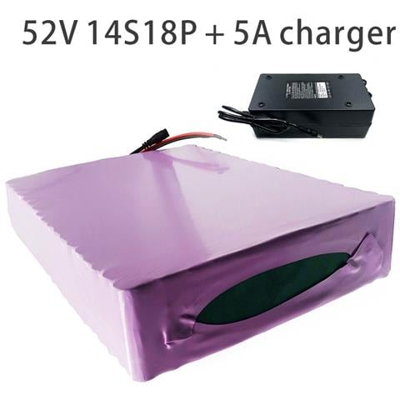 63ah 14s18p 52v 48v Batteria E-bike Ebike Bicicletta Elettrica Li-ion Personalizzabile 380x290x75mm