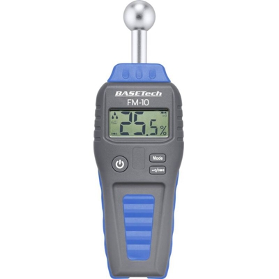 Basetech FM-10 Misuratore di umidità per materiali Range di umidità materiali da costruzione (intervallo) 0.1 fino a 99