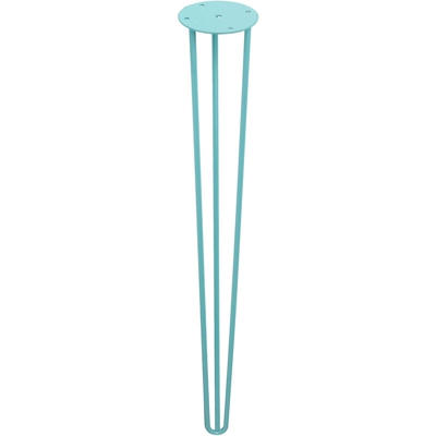 Gambe di legno rotonde stile industriale e minimalista ideale per creare tavoli da pranzo e scrivanie fai da te. Altezza di 71 cm. Realizzata in