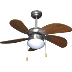 Ventilatore soffitto 5 pale 3 velocità marrone en oferta