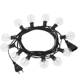 E12 G40 LED stringa luce 12 Preparazione campanelle +1 lunghezza totale 6.5m UE precio