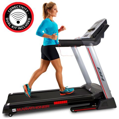 Wg6458rf I. marathoner - Tapis Roulant - Elettrico - Pieghevole - Vel. max. 21 Km / h - Inclinazione In 15 Livelli - 8 Anni Di Garanzia