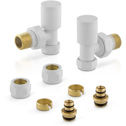 Inbagno - Coppia di valvole bianca per termoarredo 1/2 con raccordo multistrato da 16 mm características