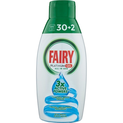 PLATINUM GEL DETERSIVO PER LAVASTOVIGLIE 650 ML OCEAN - Fairy