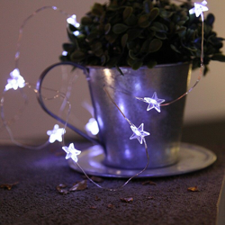 Ghirlanda con batterie micro stelle LED características