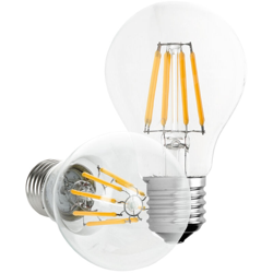 ECD Germany 1 x Lampadina LED a Filamento E27 8W - Bianco Caldo 2800K- 105 mm - 816 Lumen - AC 220-240V -Lampadine a Incandescenza da 45W -Stile características