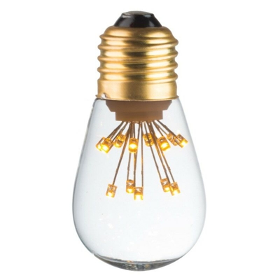 Ecolicht 20030110001 lampadina deco sfera LED 50lm 360 E27 0.5W - blando caldo