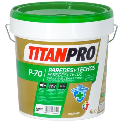 Vinile Super Premium White opaco 15L P70 4 L - Titan Pro