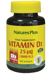 VITAMINA D3 1000UI 180 PERLE en oferta
