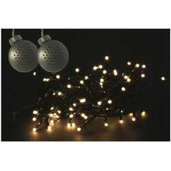 Luci di Natale 360 led Bianco Caldo con Speacker 36 mt características