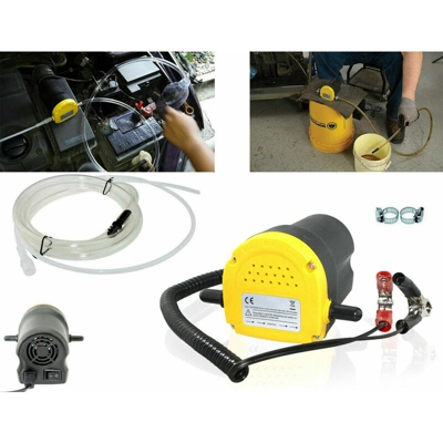 Topolenashop - Kit Pompa Aspirazione Estrazione Cambio Olio Gasolio Diesel Elettrica 12V Auto