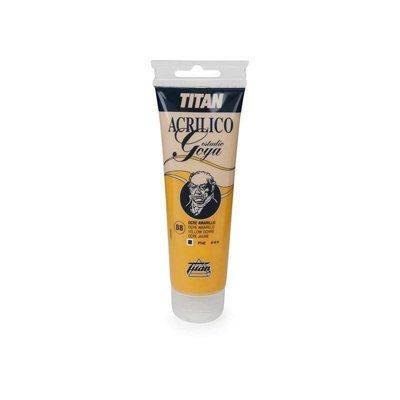 Colori giallo Titan Goya Acrilici di studio | 88-Giallo Ocra - Tubo da 125 ml - 88-Giallo Ocra