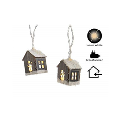 20 Casette Con Luce 3,8Mt - Cavo Filo Luci Natale precio