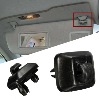 Drillpro - Supporto per staffa gancio per parasole interno per 13-15 Audi A1 A3 A4 A5 Q3 Q5 Nero