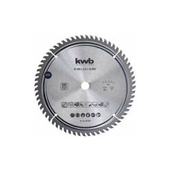 kwb 587168 - Lama per sega circolare da falegnameria, legno duro, 200 x 16 mm, numero elevato, 64 denti Z-64, lama di precisione fine 200 x 16 mm características