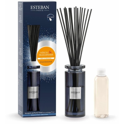 Esteban-paris - ESTEBAN PARIS DIFFUSORE A BASTONCINO E RICARICA 75ML NEROLI&FRANGIPANI PROFUMATORI AMBIENTI