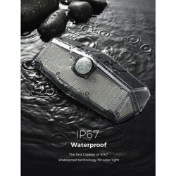 Luci Solari Esterno?Ultimi Modelli ?200 LED Luce Solare Sensore con Movimento Esterna 3 Modalità di Illuminazione, Impermeabile IPX7, características