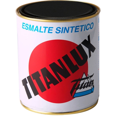 Smalto Sintetico Opaco Titanlux | 750 mL - 576 Nero Mate - 576 Nero Mate