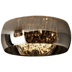 Plafoniera A Filo In Cristallo A 6 Luci Cromo, Specchio, G9 precio
