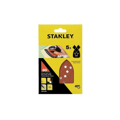 Stanley - FOGLIO ABRASIVO A DELTA PER LEVIGATRICI TRIANGOLARI gr. 40 - art. STA31034-XJ