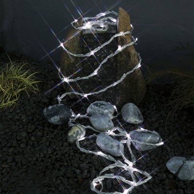 Star - Ghirlanda LED Cascata bianco freddo 6m IP44