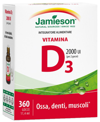 JAMIESON VITAMINA D GOCCE 11,4 ML características
