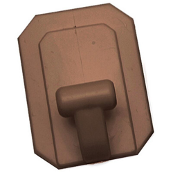 Diesse - BL GANCI GIGANTI PLAST. ADESIVI MARRONE(PZ.2) (1 BL) en oferta