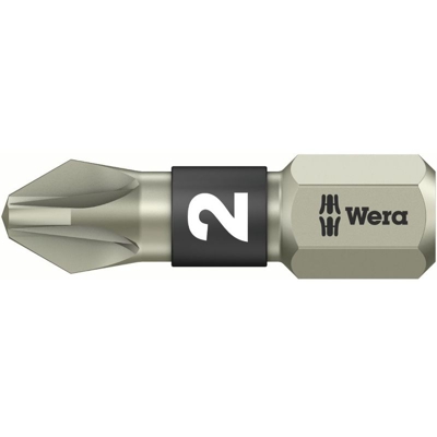 Wera 3855/1 TS Inserti, in acciaio inox, PZ 1 x 25 mm - 05071020001