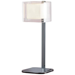 Lampada Da Tavolo In Vetro Cromato, G9 características