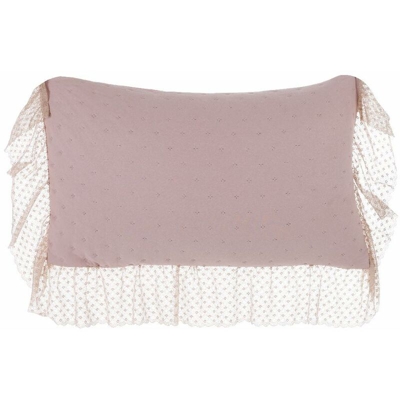 Copriguanciale con Gala in Pizzo Shabby Chic Copri Cuscino - Blanc Mariclò