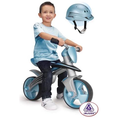 Bicicletta Senza Pedali Con Casco