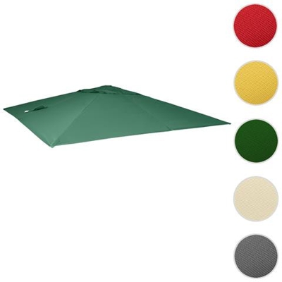 Telo Copertura Per Ombrelloni Quadrati Decentrati 295x295cm Verde