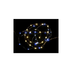ST20/WW FILO DI RAME STAR LED SERIE 20 LED BIANCHI A BATTERIA COLORE CALDO - Arteleta en oferta