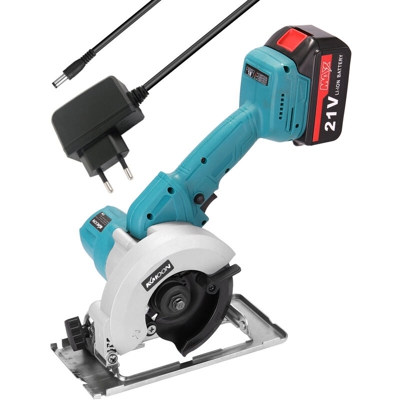 Happyshopping - 5 pollici 21V Makita sega circolare, la tagliatrice 220V ad alta potenza litio pulita