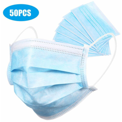 ??Non medico?? Maschera usa e getta Maschera sanitaria e civile a 3 strati permeabile all'aria e alla polvere 50 pezzi / scatola características