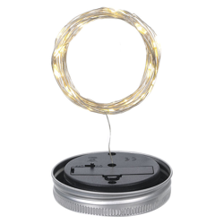 1.2V 1.2W Bottiglia di filo di rame solare Cork LED Light Starry Sky Wedding e Holiday Lighting String,2m 2LED bianco caldo senza bottiglia - 2m 2LED precio