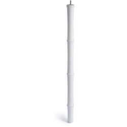 Gamba in legno intagliato stile moderno per tavoli da cucina, sala da pranzo o scrivania. Altezza di 72 cm. Realizzata in legno di faggio con en oferta