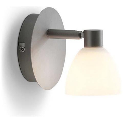 1 Luce Applique Bianca, Satinata, G9